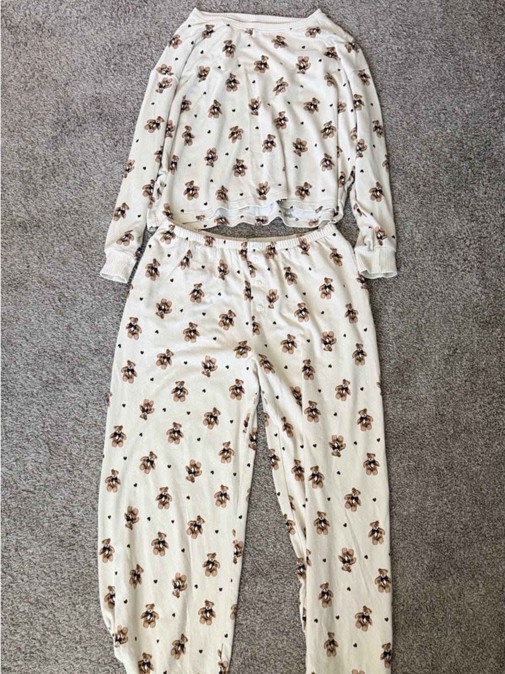 American Eagle Bear Print Loungewear Set - Picture 2 of 6